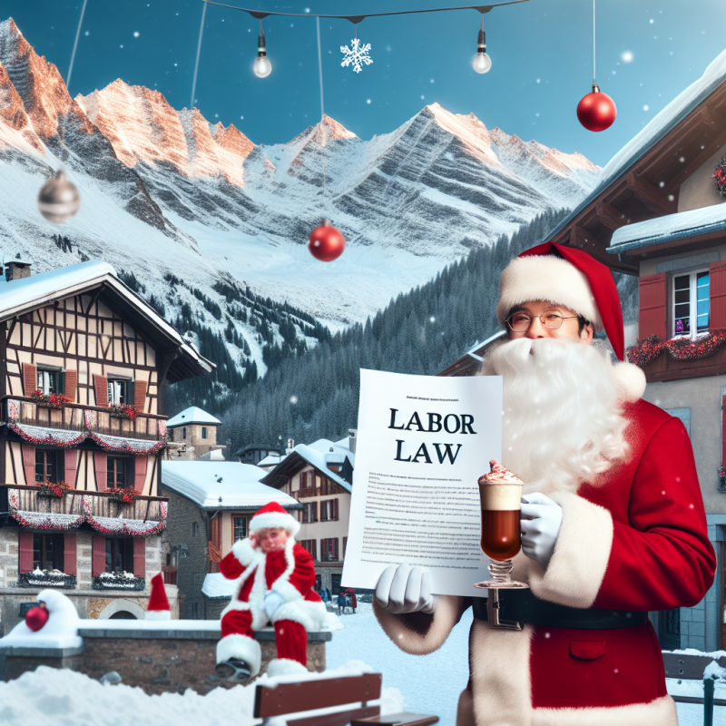 Illustration of Invoquant le Code du Travail, Saint-Jean-de-Maurienne prend un arrêté contre le "burn-out" du Père Noël