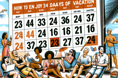 Illustration of Comment profiter de 34 jours de vacances en 2025 en posant seulement 7 jours de congés