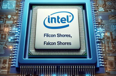 Illustration of 'Intel n'amènera pas sa puce AI Falcon Shores sur le marché | TechCrunch'