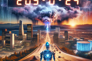 Illustration of 'Silicon Valley a étouffé le mouvement du destin fatal de l'IA en 2024 | TechCrunch'