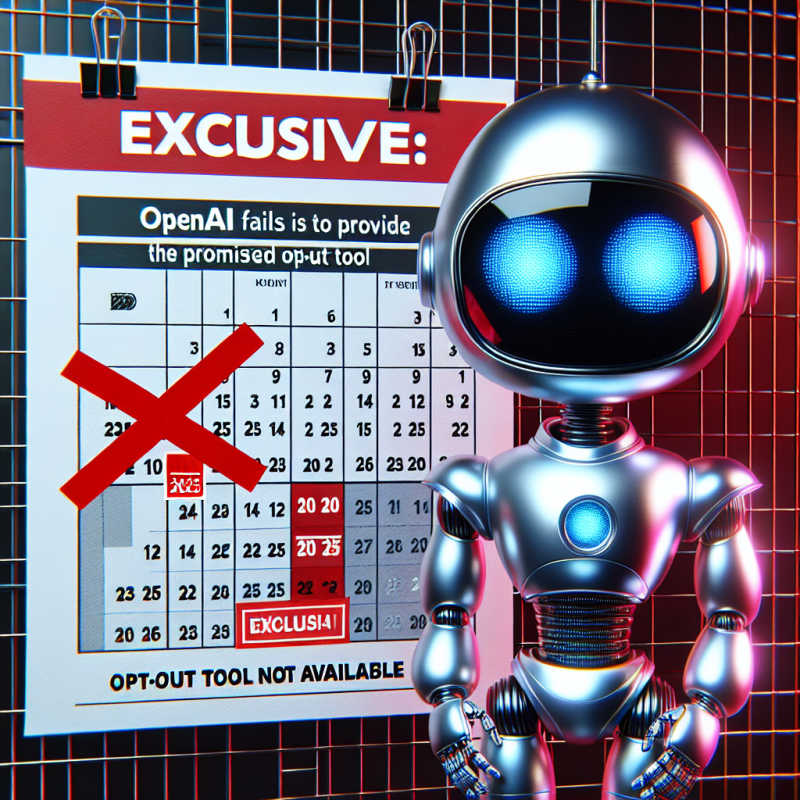 Illustration of Exclusif: OpenAI n'a pas réussi à fournir l'outil de désinscription qu'il avait promis pour 2025