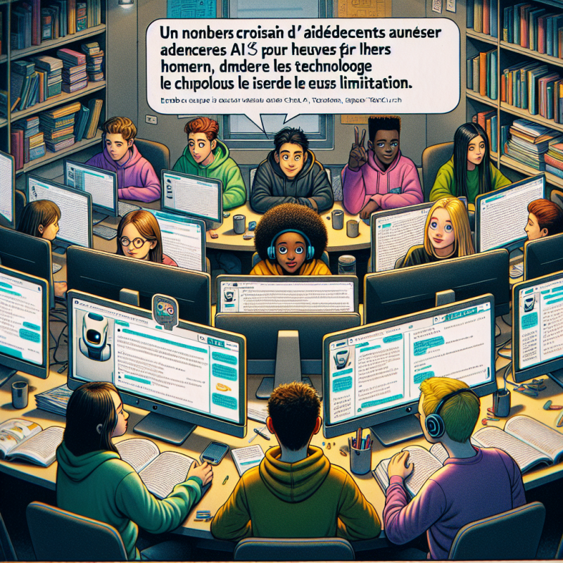 Illustration of Un nombre croissant d'adolescents utilisent ChatGPT pour leurs devoirs, malgré les failles de la technologie | TechCrunch