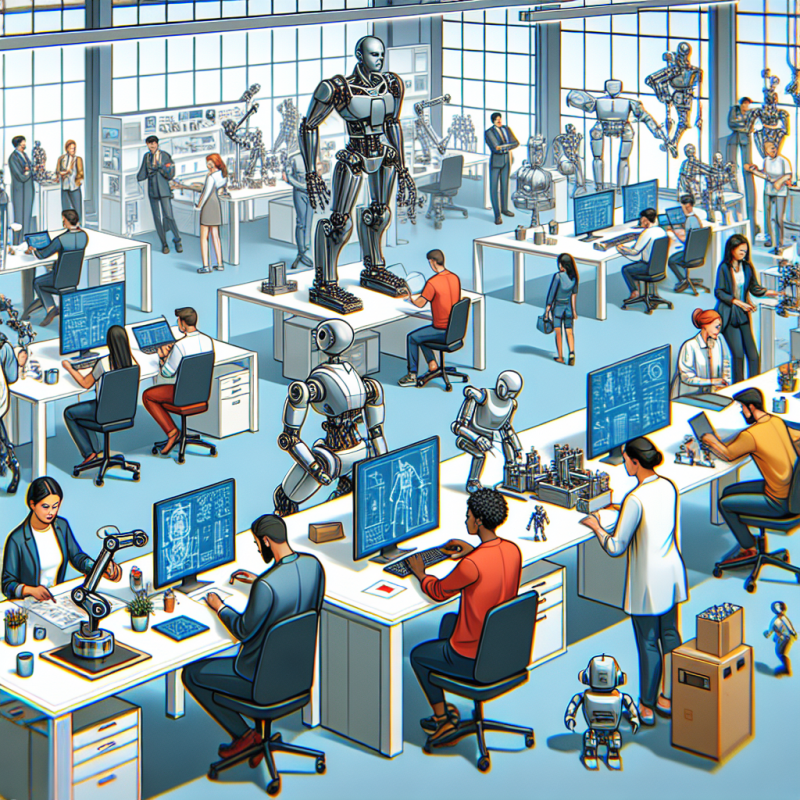 Illustration of "Ces 55 entreprises en robotique recrutent | TechCrunch"
