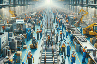 Illustration of SNCF: un méga contrat permet de sauver 800 postes et permettra de produire des rails "décarbonés"
