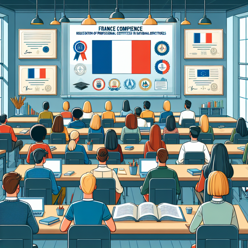 Illustration of France compétences : enregistrement de certifications professionnelles aux répertoires nationaux - Centre Inffo