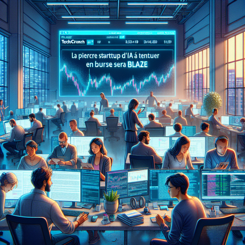 Illustration of La première startup d'IA à entrer en bourse en 2025 sera Blaize | TechCrunch