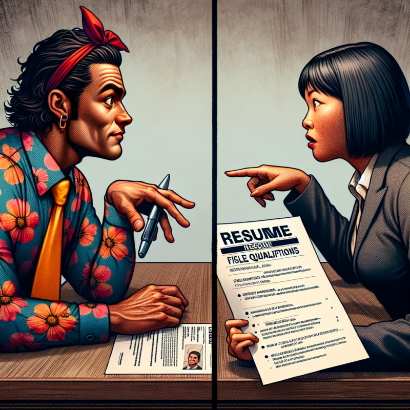 Illustration of Que risque-t-on à mentir sur son CV?