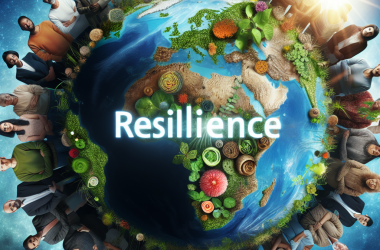 Illustration of Développement durable - La fonction Résilience Humaine au secours de la planète