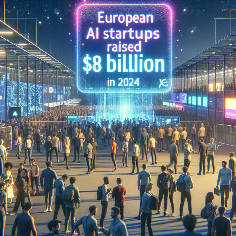 Illustration of Les startups européennes d'IA ont levé 8 milliards de dollars en 2024 | TechCrunch