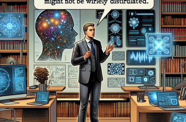 Illustration of Le PDG d'OpenAI, Sam Altman, admet que les bénéfices de l'IA pourraient ne pas être largement distribués