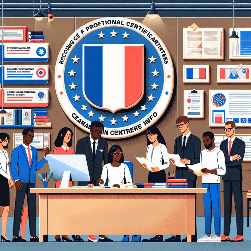 Illustration of France compétences : enregistrement de certifications professionnelles aux répertoires nationaux - Centre Inffo