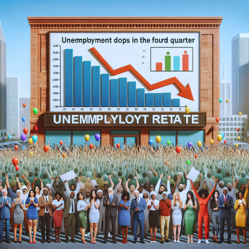 Illustration of Le taux de chômage baisse au quatrième trimestre
