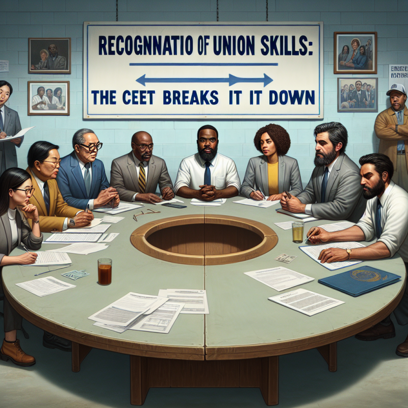 Illustration of Reconnaissance des compétences syndicales : le CEET fait le point