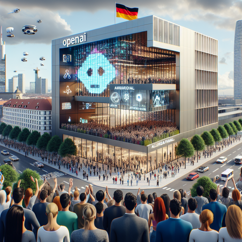 Illustration of OpenAI prévoit d'ouvrir un bureau en Allemagne | TechCrunch