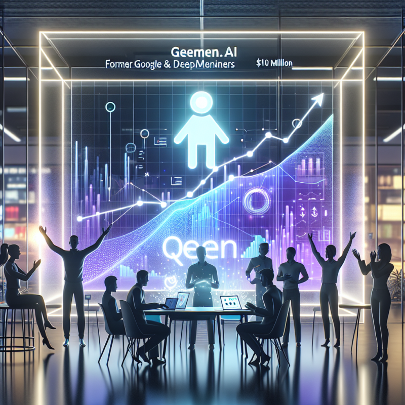 Illustration of La startup d'e-commerce Qeen.ai, fondée par des anciens de Google et DeepMind, lève 10 millions de dollars en série A | TechCrunch