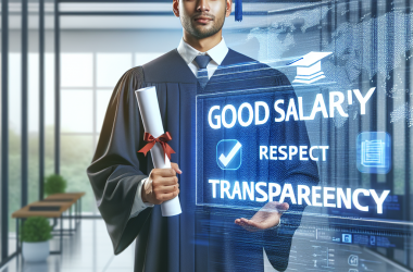 Illustration of Bon salaire, respect et transparence : les jeunes diplômés "veulent tout"