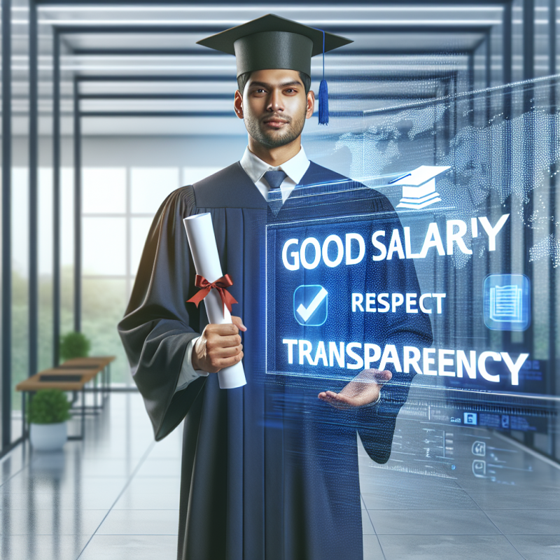 Illustration of Bon salaire, respect et transparence : les jeunes diplômés "veulent tout"
