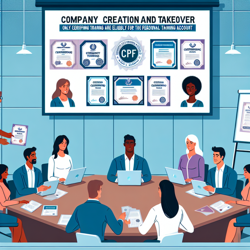 Illustration of Création et reprise d’entreprise : seules les formations certifiantes sont éligibles au CPF - Centre Inffo