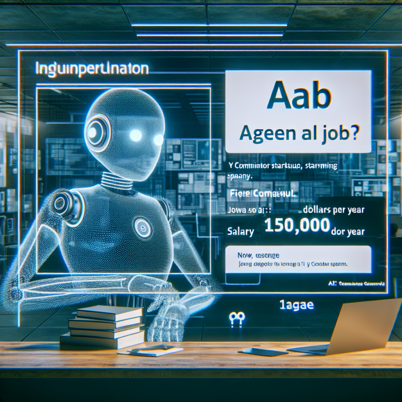 Illustration of 'Une annonce d'emploi pour la startup de Y Combinator, Firecrawl, cherche à embaucher un agent IA pour 15 000 dollars par an | TechCrunch'