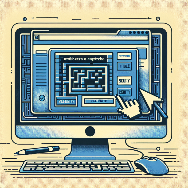 Illustration of Radware Captcha Page