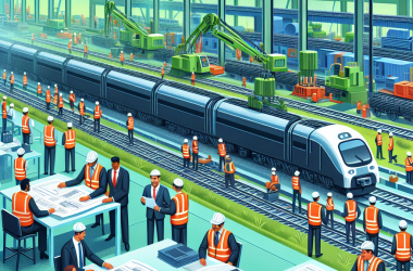 Illustration of SNCF: un méga contrat permet de sauver 800 postes et permettra de produire des rails "décarbonés"
