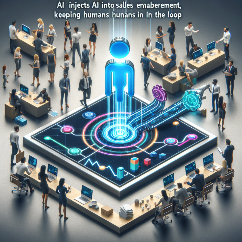 Illustration of Regie.ai injecte de l'IA dans l'enablement des ventes, tout en gardant les humains dans la boucle | TechCrunch