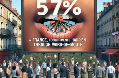 Illustration of En France, 57% des recrutements passent par le "bouche-à-oreille"