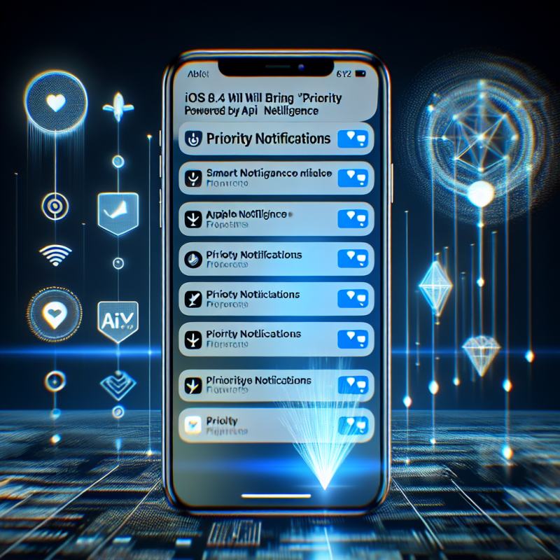 Illustration of iOS 18.4 apportera les 'Notifications Prioritaires' propulsées par Apple Intelligence | TechCrunch