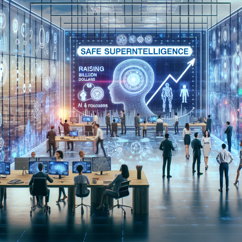 Illustration of Safe Superintelligence, la start-up IA d'Ilya Sutskever, serait sur le point de lever près de 1 milliard de dollars | TechCrunch