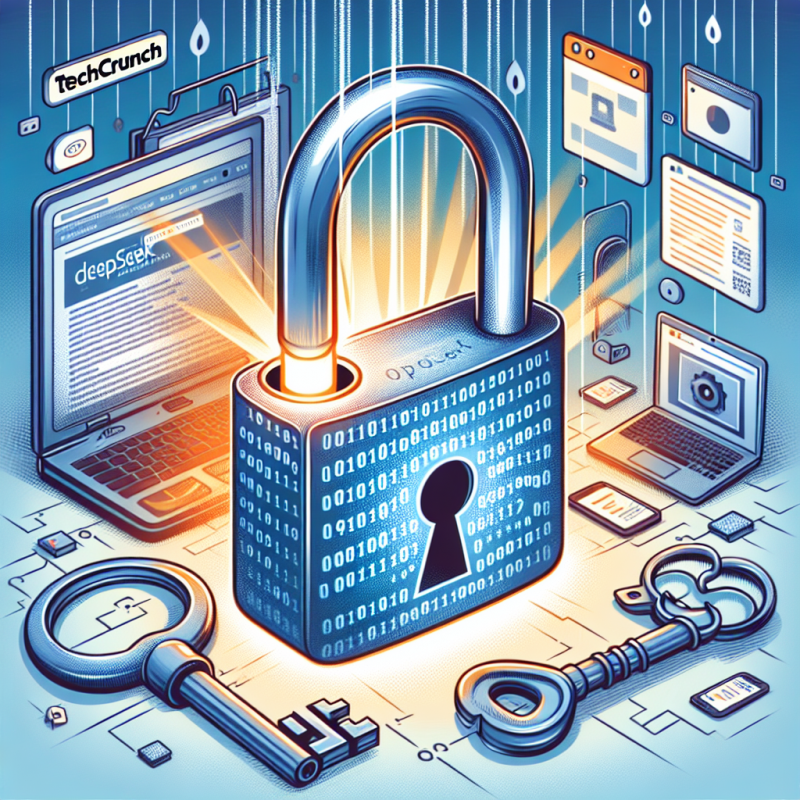Illustration of DeepSeek va ouvrir le code source de parties de ses services en ligne | TechCrunch