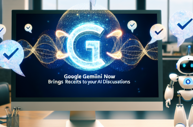 Illustration of Google Gemini apporte désormais des reçus à vos discussions IA | TechCrunch