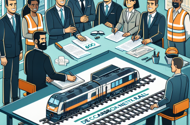 Illustration of SNCF: un méga contrat permet de sauver 800 postes et permettra de produire des rails "décarbonés"