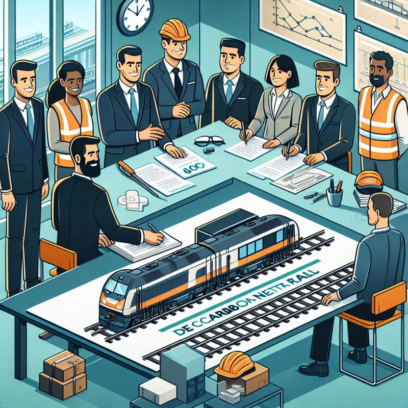 Illustration of SNCF: un méga contrat permet de sauver 800 postes et permettra de produire des rails "décarbonés"