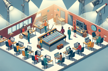 Illustration of L’Onde Porteuse : construire son projet professionnel grâce à la radio - Centre Inffo