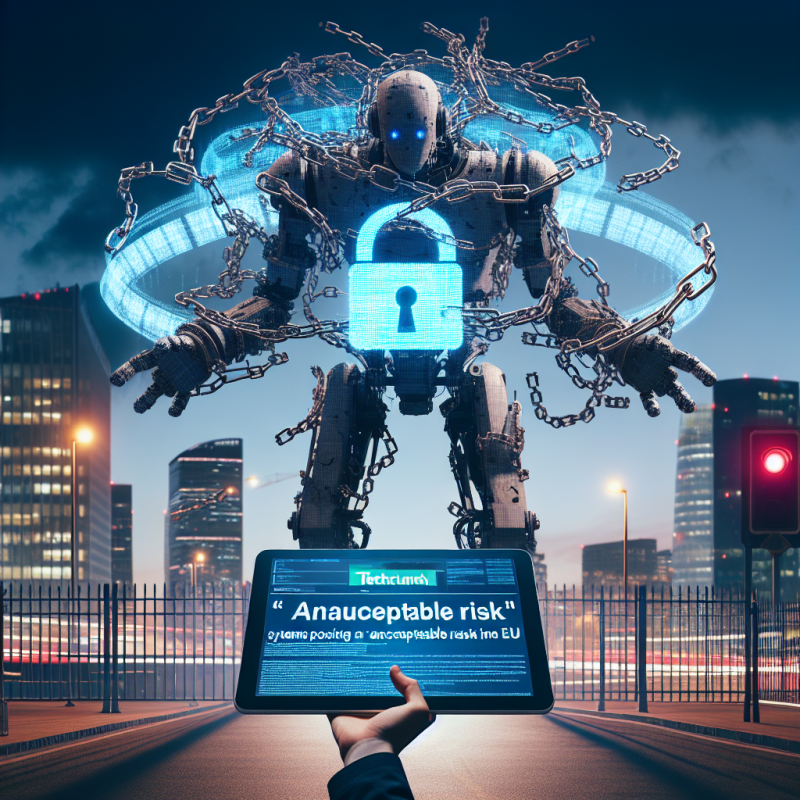 Illustration of Les systèmes d'IA présentant un "risque inacceptable" sont désormais interdits dans l'UE | TechCrunch