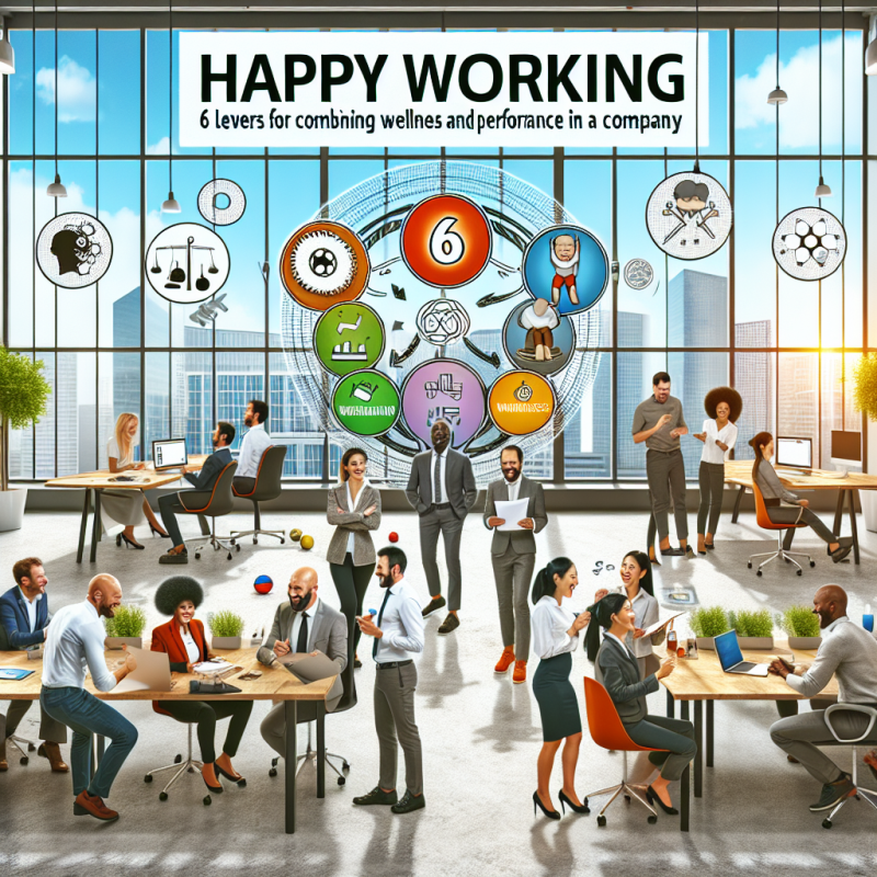 Illustration of Travailler heureux : 6 leviers pour allier bien-être et performance en entreprise