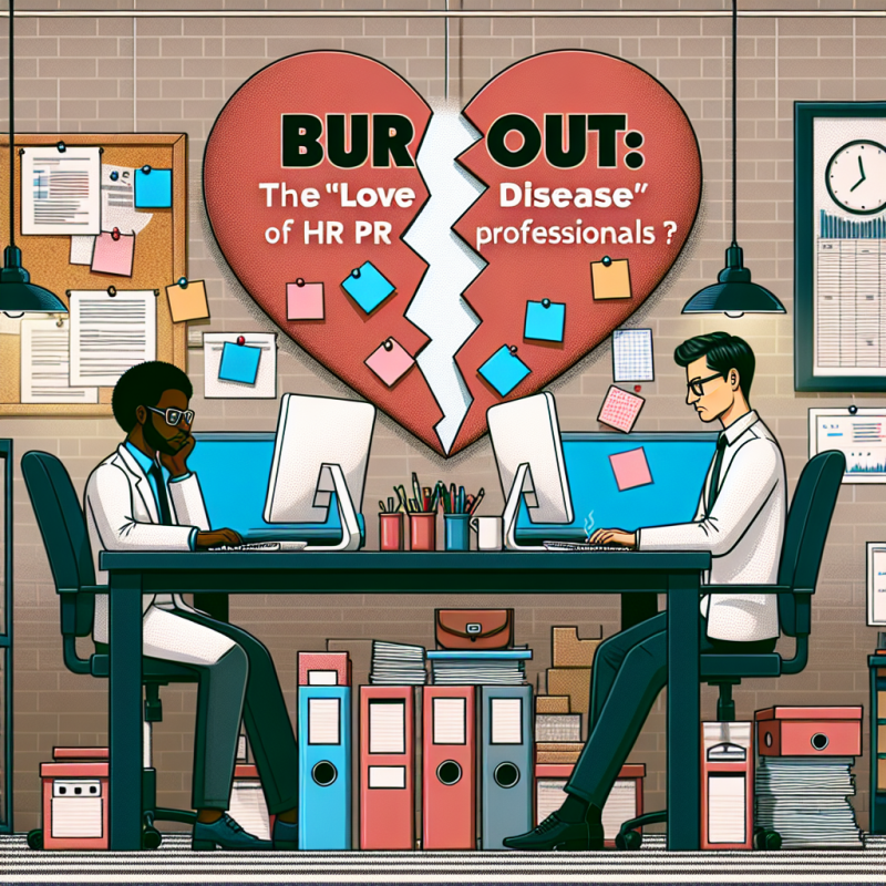 Illustration of Le burn-out : la « maladie d'amour » des professionnels des RH ? - Le Média 100% RH
