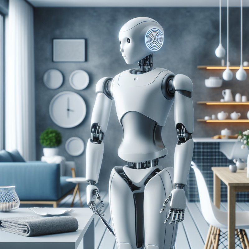 Illustration of La société norvégienne 1X développe un robot humanoïde pour la maison | TechCrunch