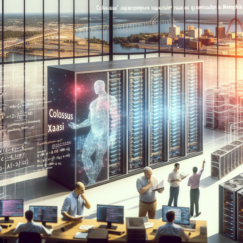 Illustration of Le superordinateur "Colossus" de xAI suscite des questions de santé à Memphis | TechCrunch