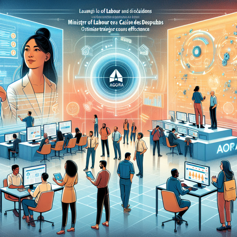 Illustration of Le ministère du Travail et la Caisse des Dépôts lancent la plateforme AGORA pour optimiser l'efficacité des parcours de formation