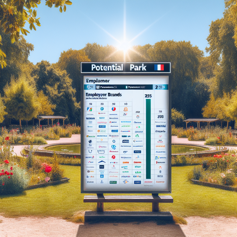 Illustration of Potentialpark : classement 2025 marque employeur en France