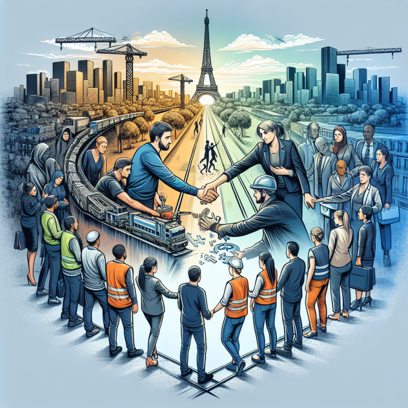Illustration of Transitions Pro Île-de-France et le Grafie s'associent pour accompagner les salariés en insertion