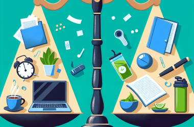 Illustration of Travail et bien-être : un équilibre sous tension ?