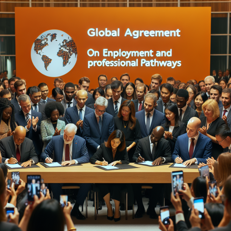 Illustration of Orange signe un accord global sur l’emploi et les parcours professionnels
