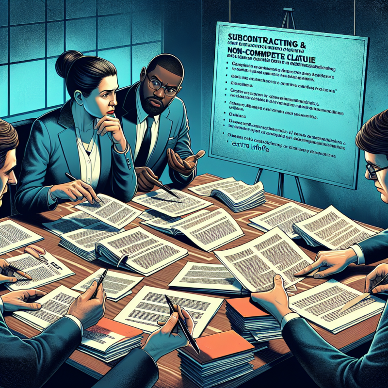 Illustration of Contrat de sous-traitance et clause de non-concurrence - Centre Inffo