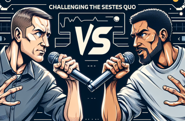Illustration of Elon Musk et Sam Altman sont essentiellement dans une bataille de rap