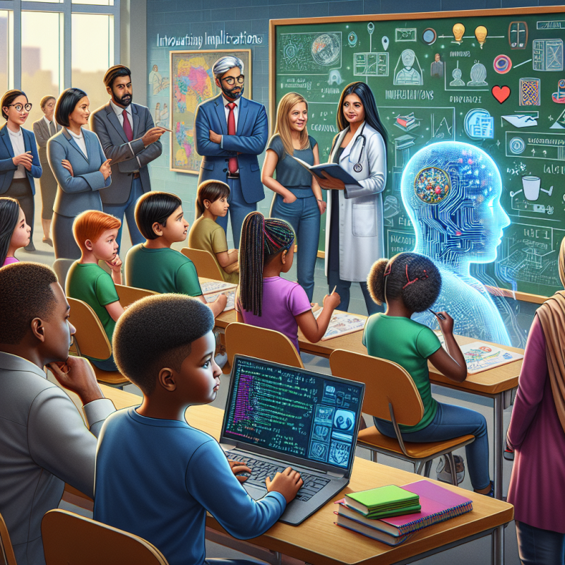 Illustration of L’intelligence artificielle à l’école : quels enjeux pour les collectivités ?