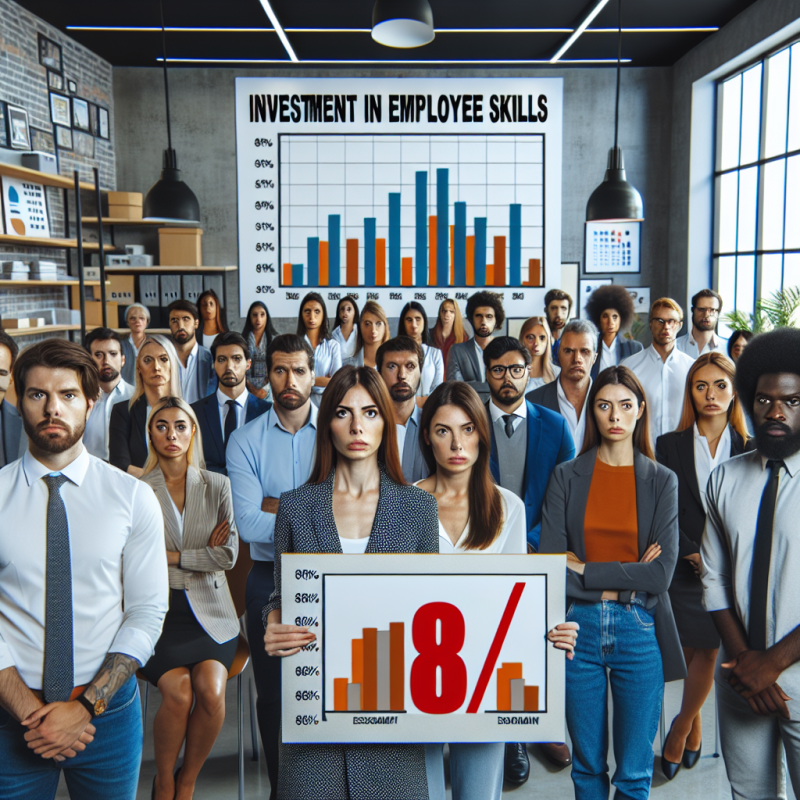 Illustration of 88% des travailleurs estiment que leur employeur n’investit pas assez dans leurs compétences