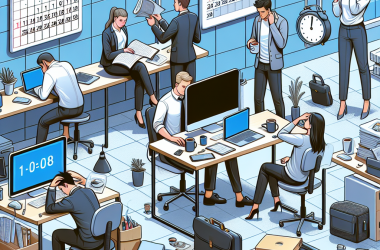 Illustration of Burn-out: pourquoi janvier est un mois propice à l'épuisement professionnel et comment le détecter