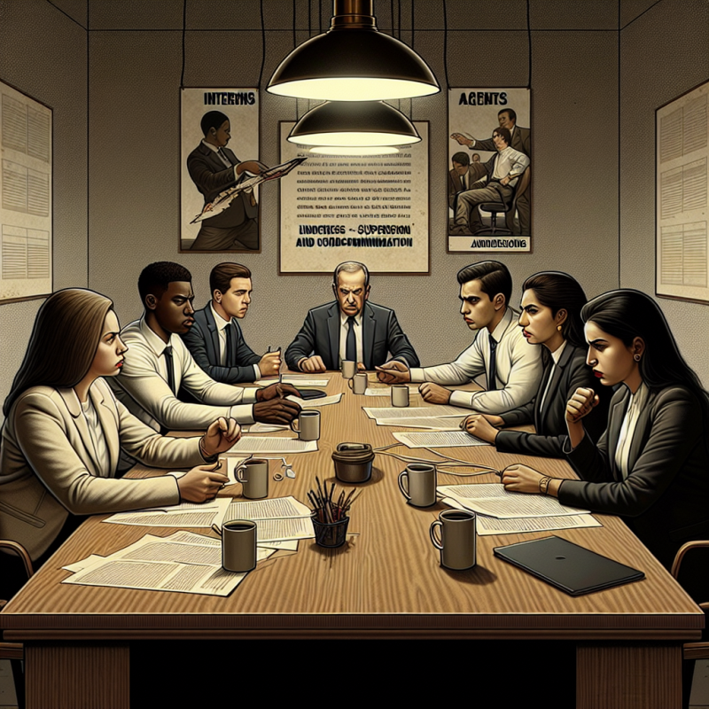 Illustration of Menaces de stagiaires et critiques d’agents valent suspension et condamnation